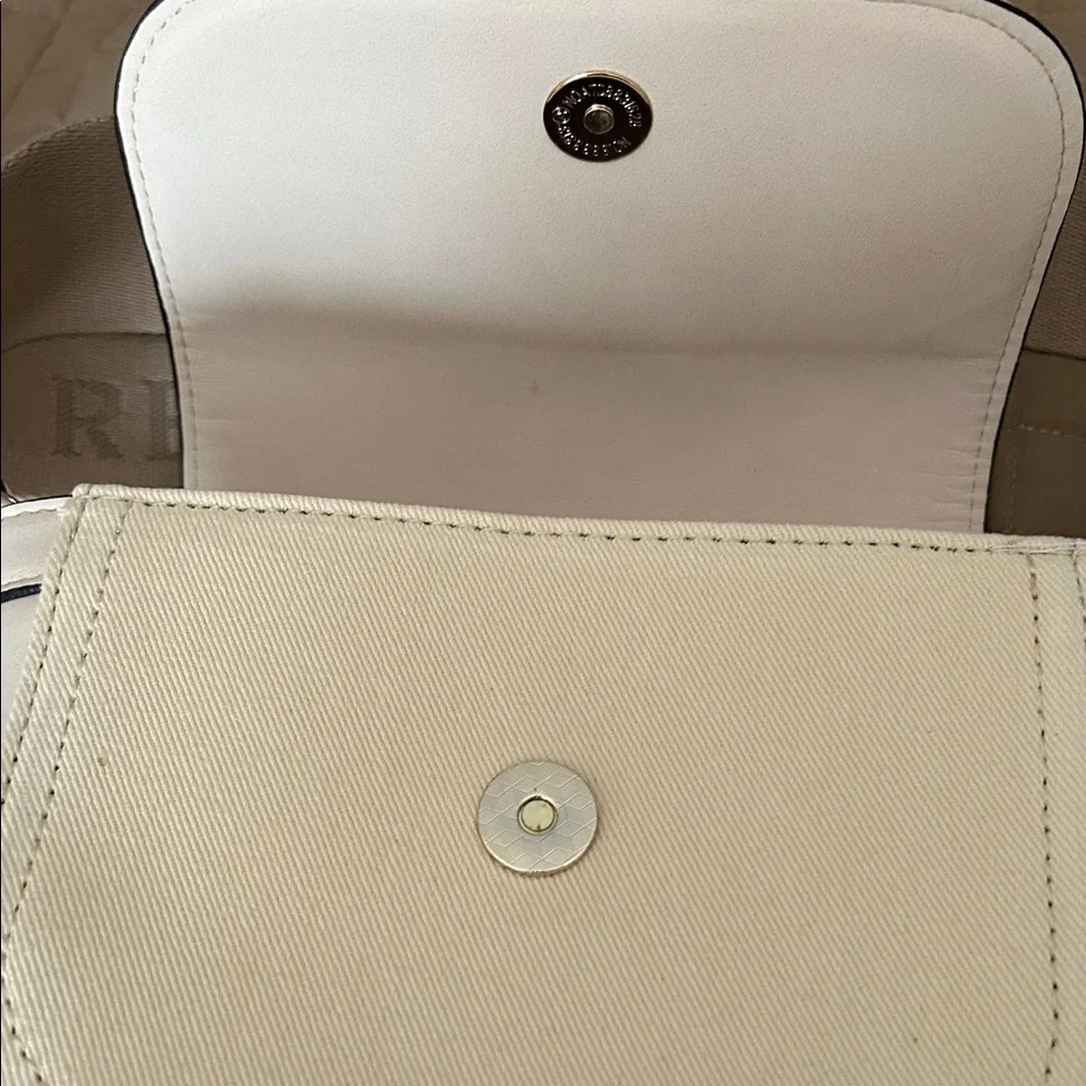 True Religion Cream Crossbody Bag with Gold Accent - Picture 6 of 6